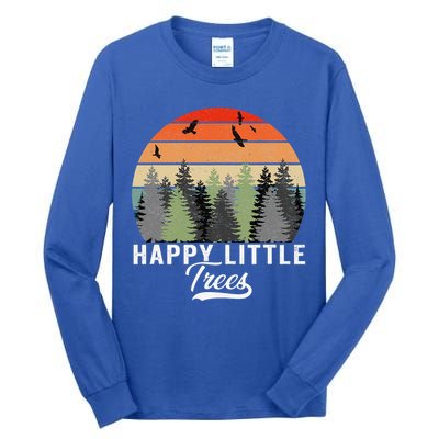 Happy Little Tree Bob Style Forests Tall Long Sleeve T-Shirt