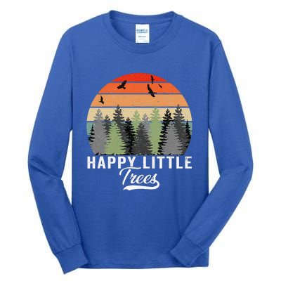 Happy Little Tree Bob Style Forests Tall Long Sleeve T-Shirt