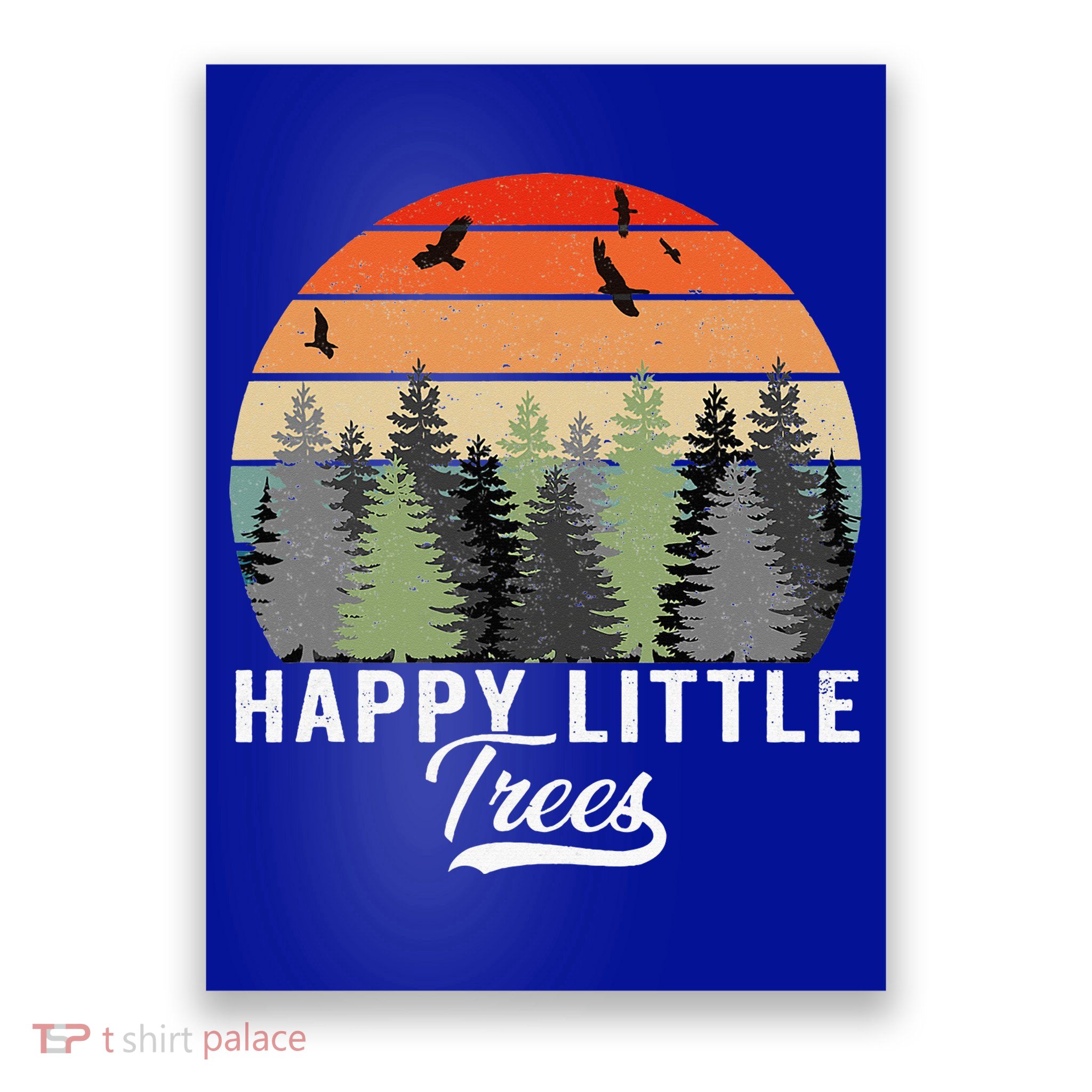 Happy Little Tree Bob Style Forests Poster