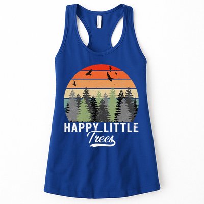 Happy Little Tree Bob Style Forests Womens Tank Top