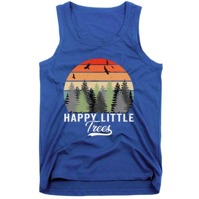 Happy Little Tree Bob Style Forests Tank Top