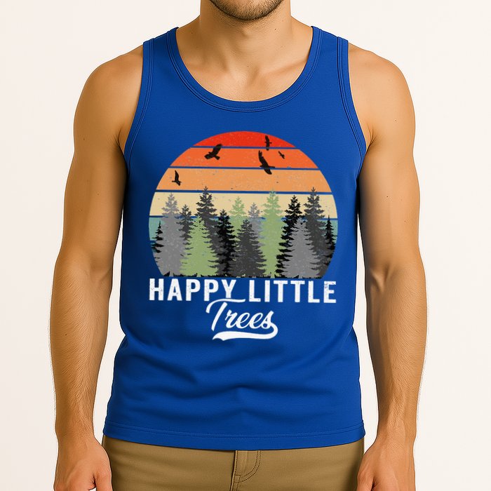 Happy Little Tree Bob Style Forests Tank Top