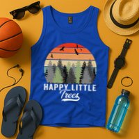 Happy Little Tree Bob Style Forests Tank Top