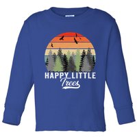 Happy Little Tree Bob Style Forests Toddler Long Sleeve Shirt