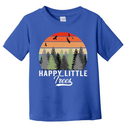Happy Little Tree Bob Style Forests Toddler T-Shirt
