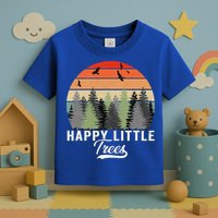 Happy Little Tree Bob Style Forests Toddler T-Shirt