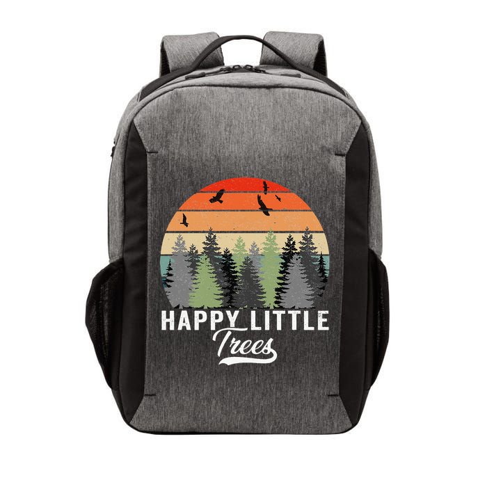 Happy Little Tree Bob Style Forests Vector Backpack