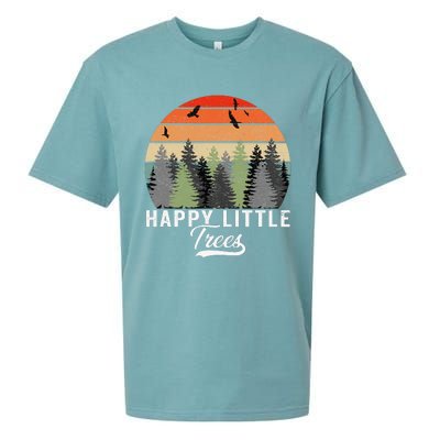 Happy Little Tree Bob Style Forests Sueded Cloud Jersey T-Shirt