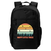 Happy Little Trees Retro Style Camping Gift Backpack