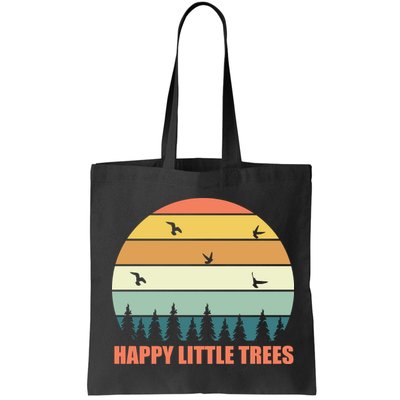 Happy Little Trees Retro Style Camping Gift Bag