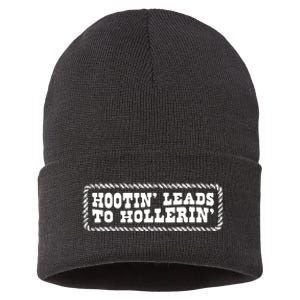 Hootin Leads To Hollerin Sustainable Knit Beanie