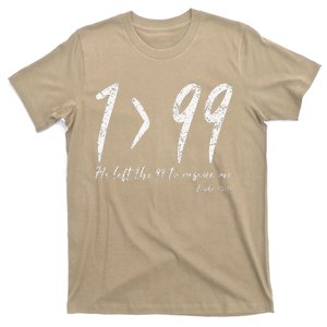 He Left The 99 To Rescue Me Luke Christian Grace Gift T-Shirt