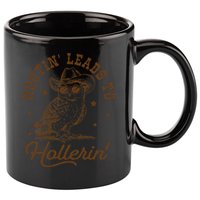 Hootin Leads To Hollerin Gift 11oz C Handle Ceramic Mug
