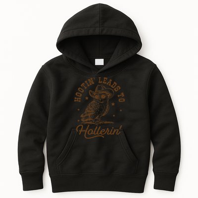 Hootin Leads To Hollerin Gift Kids Hoodie