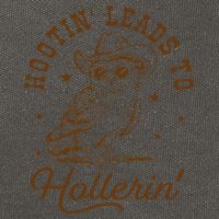Hootin Leads To Hollerin Gift Cotton Canvas Backpack