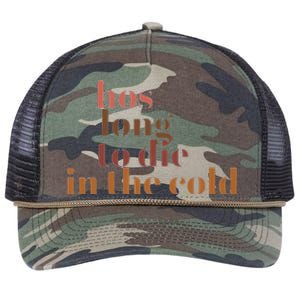 Hos Long To Die In Cold Retro Rope Trucker Hat Cap