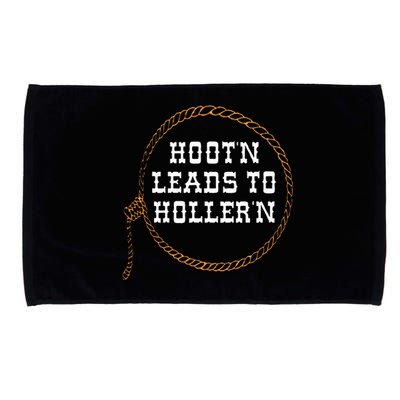 HootN Leads To HollerN Microfiber Hand Towel