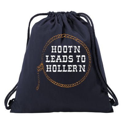 HootN Leads To HollerN Drawstring Bag