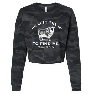 He Left The 99 To Find Me Matthew Cropped Pullover Crew