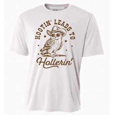 Hootin Leads To Hollerin Cooling Performance Crew T-Shirt