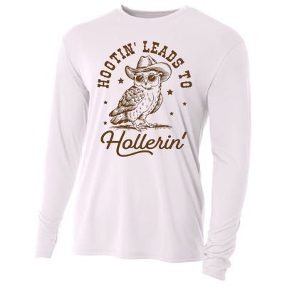 Hootin Leads To Hollerin Cooling Performance Long Sleeve Crew