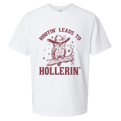 Hootin' Leads To Hollerin' Sueded Cloud Jersey T-Shirt