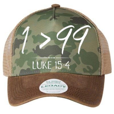 He Left The 99 To Rescue Me Christian Luke Sheep Gift Legacy Tie Dye Trucker Hat
