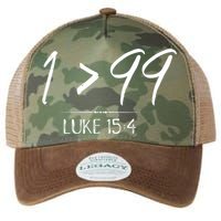 He Left The 99 To Rescue Me Christian Luke Sheep Gift Legacy Tie Dye Trucker Hat