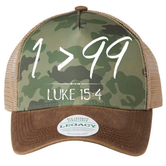He Left The 99 To Rescue Me Christian Luke Sheep Gift Legacy Tie Dye Trucker Hat