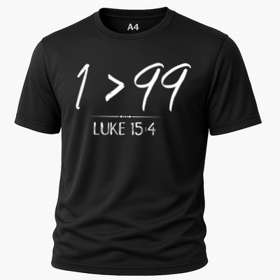 He Left The 99 To Rescue Me Christian Luke Sheep Gift Performance Shirt