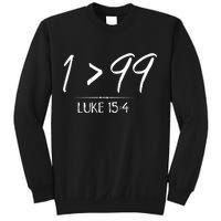 He Left The 99 To Rescue Me Christian Luke Sheep Gift Sweatshirt