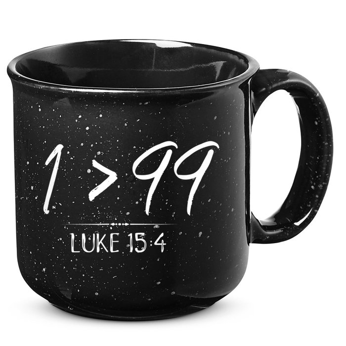 He Left The 99 To Rescue Me Christian Luke Sheep Gift 15oz Campfire Ceramic Mug