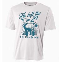 He Left The 99 Bible Verse Cooling Performance Crew T-Shirt