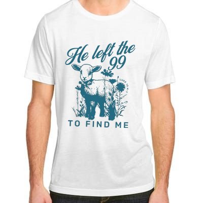 He Left The 99 Bible Verse Adult ChromaSoft Performance T-Shirt