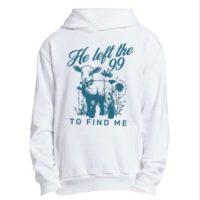 He Left The 99 Bible Verse Urban Pullover Hoodie