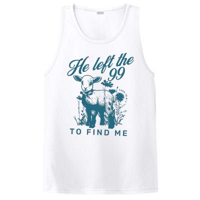 He Left The 99 Bible Verse PosiCharge Competitor Tank