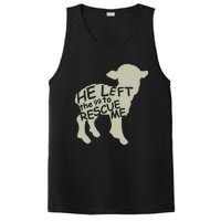 He Left The 99 To Rescue Me Religious Christian  PosiCharge Competitor Tank