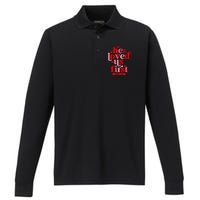 He Loved Us First Bible 1 John 4:19 Christian Valentines Day Performance Long Sleeve Polo