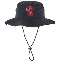 He Loved Us First Bible 1 John 4:19 Christian Valentines Day Legacy Cool Fit Booney Bucket Hat