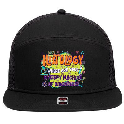 Histology Lab Week 2025 Mystery Machine Of Diagnostics 7 Panel Mesh Trucker Snapback Hat