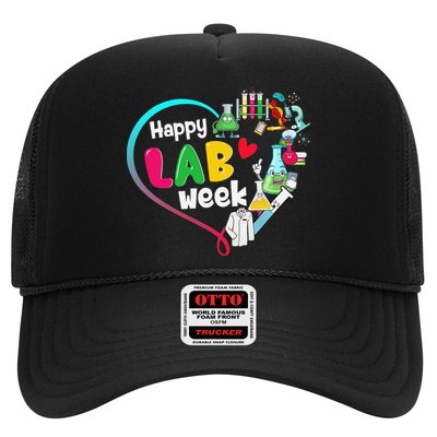 Happy Lab Week 2025 Medical Lab Tech Laboratory Technician Trucker Hat
