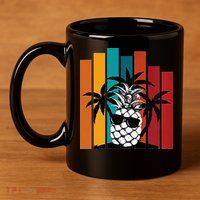 Hang Lose With PineApple Joe 11oz C Handle Ceramic Mug