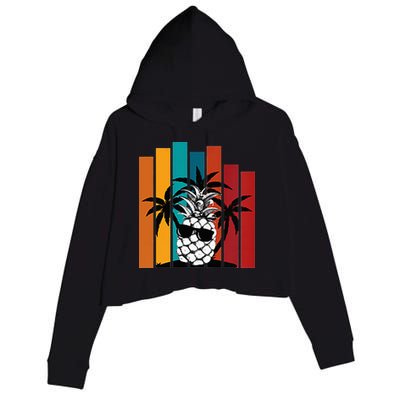 Hang Lose With PineApple Joe Crop Fleece Hoodie
