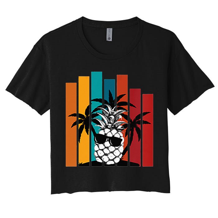 Hang Lose With PineApple Joe Women's Crop Top Tee