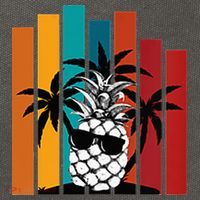 Hang Lose With PineApple Joe Cotton Canvas Backpack