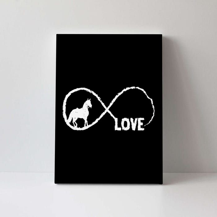 Horse Lover Wo Teen Equestrian Horseback Riding Canvas