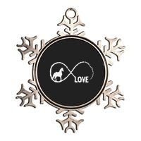 Horse Lover Wo Teen Equestrian Horseback Riding Metallic Star Ornament