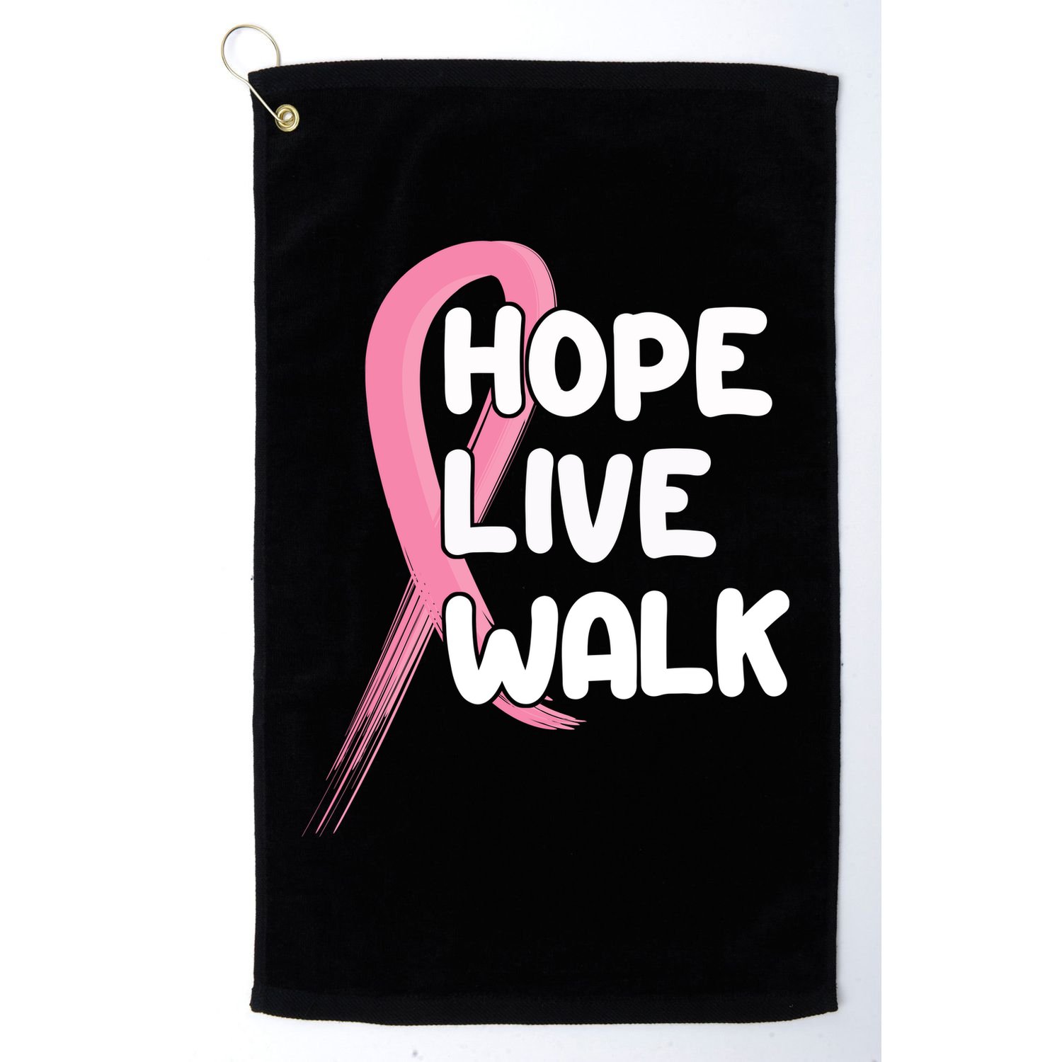 Hope Live Walk Breast Cancer Awareness Golf Towel