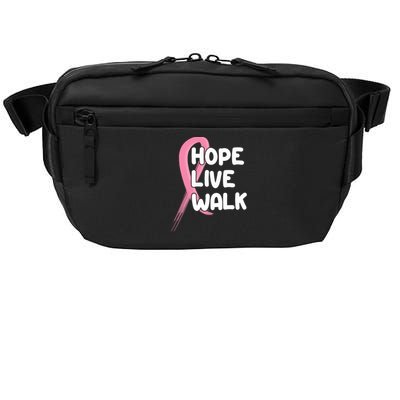 Hope Live Walk Breast Cancer Awareness Crossbody Pack