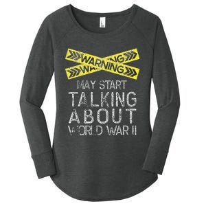 History Lover World War 2 American History Student Women's Perfect Tri Tunic Long Sleeve Shirt